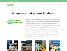 Tablet Screenshot of foryourshore.net